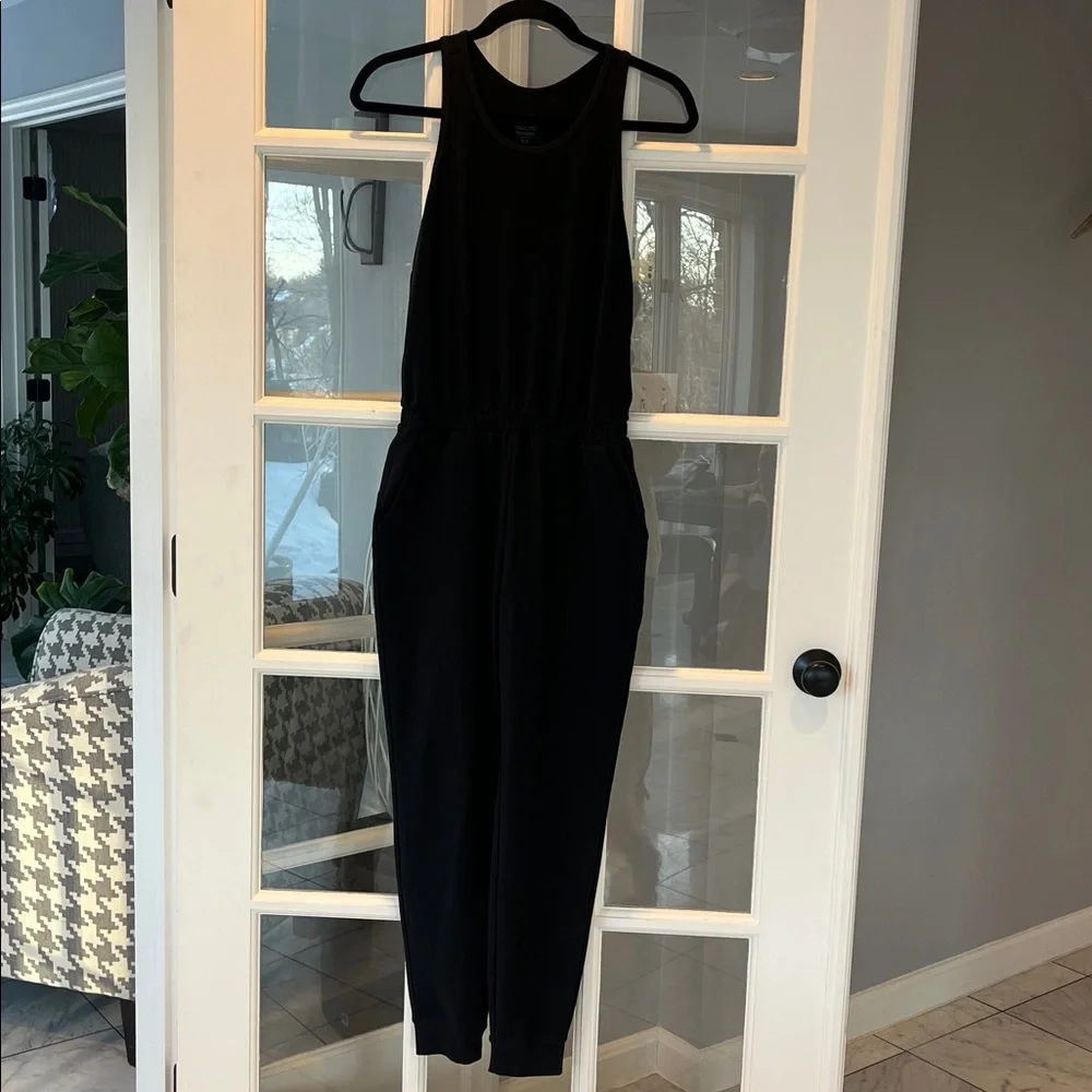 Athleta Girl Hop Skip and a Jumpsuit Size XL/14 Color Black - Picture 4 of 8